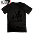 Picasso Art Painting Man's T-Shirt Don Quixote knight Vintage Men T Shirts Tees Short Sleeve 100% Cotton Funny O Neck