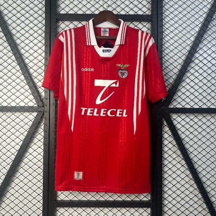 Camisola Principal Retro Telecel 1997-1998 do SL Benfica