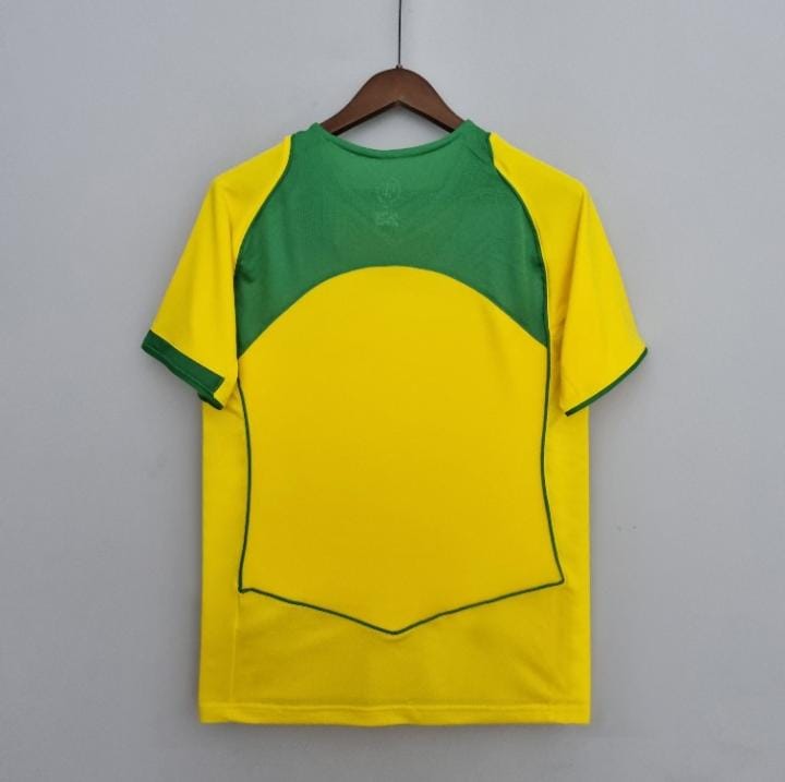 Camisa Brasil I 2004/05 Retrô Nike - Amarela