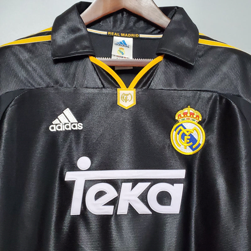 Camisa Away Real Madrid 1998/1999 – Teka (Preta)