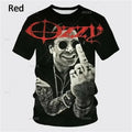 Punk Band Rock Band Ozzy Osbourne Print T Shirt Creative Rapper Fashion Short-sleeved Clothing Top 3D T-Shirt For Men Kid tshirt