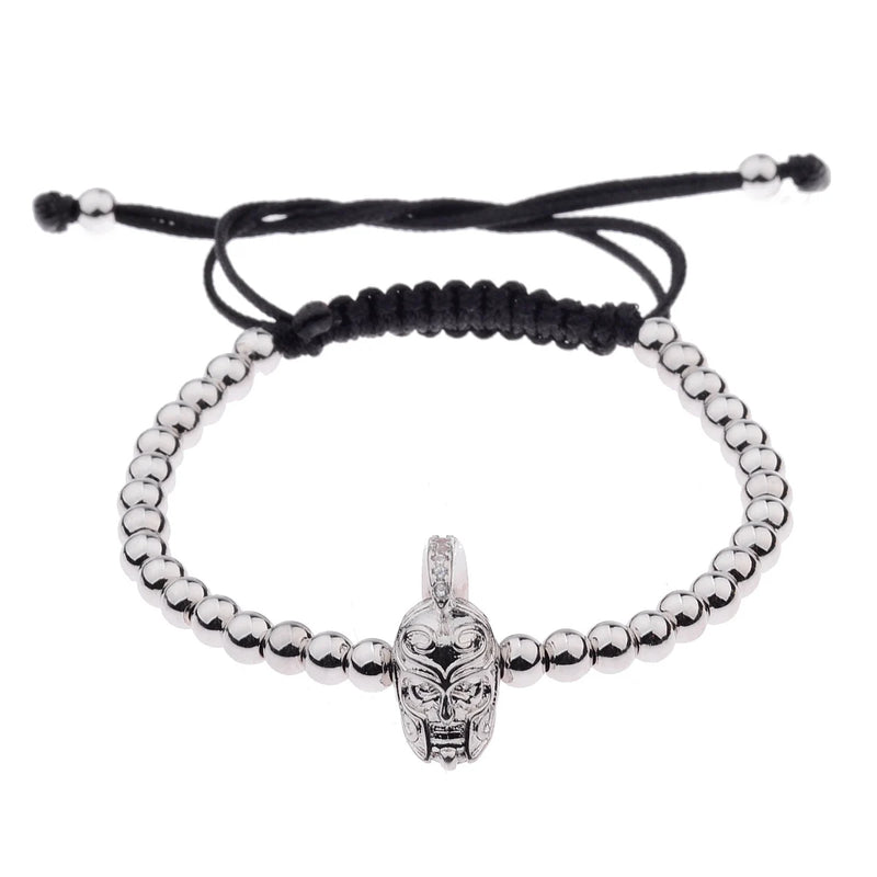 France Egypt Couple Bracelet Jewelry Gold&Silver Color Alloy Pharaoh Shape Luxury Woven Bracelet Best Gift For Men Women Jewelry