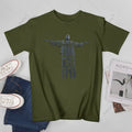 Unisex Men Brazil Jesus Christ Rio De Janeiro Cristo Souvenir Tshirt Tees T Shirts Women Boys 100% Cotton T-Shirt
