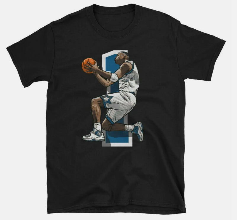 Penny Hardaway Basketball Cotton Black Men All Size T-shirt