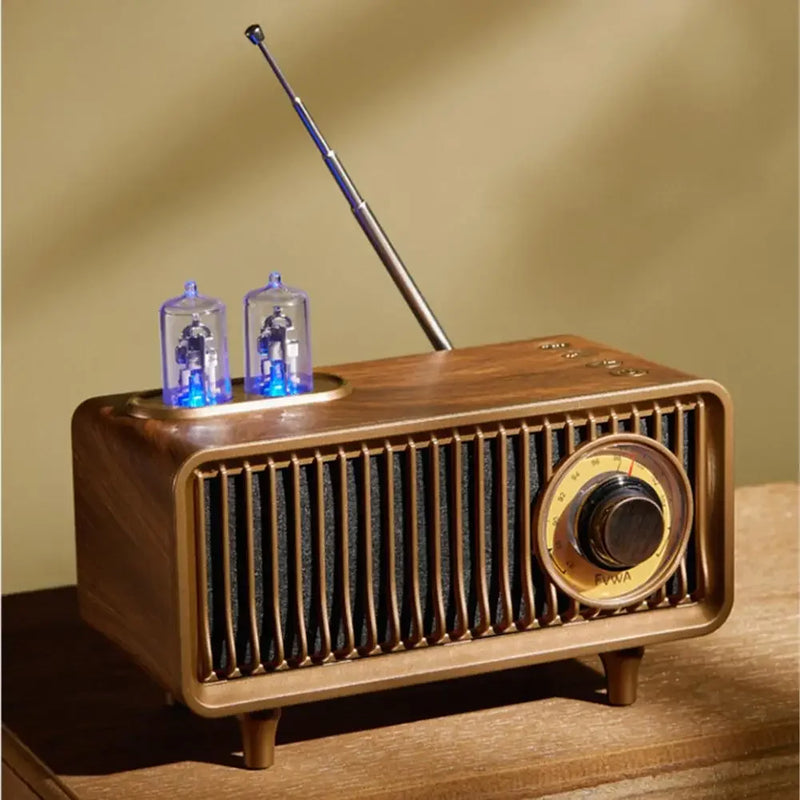 Bluetooth Speaker FM Retro Radio Subwoofer Memory Card U Disk High Sound Quality Indoor MP3 Wireless Portable Speaker For Home