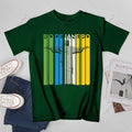 Unisex Men Brazil Retro Beach Brazilian Rio De Janeiro Statue Sao Paulo Tshirt Tees T Shirts Women Boys 100% Cotton T-Shirt