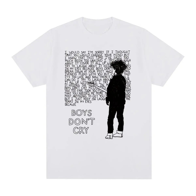 The Cure Vintage T-shirt Robert Smith Boys Don't Cry Cotton Men T shirt New Tee Tshirt Womens Tops