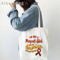 Luanda Angola Map Flag Emblem Gift Idea Love Heart South Africa Skyline Shopper Harajuku Canvas Tote Bag Cotton Shopping Handbag