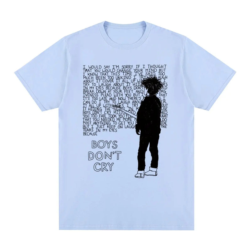 The Cure Vintage T-shirt Robert Smith Boys Don't Cry Cotton Men T shirt New Tee Tshirt Womens Tops