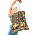 Pharaohs Anubis Women Shopper Bag Murals of Ancient Egyptian Double Print Girl Tote Lady Handbag Shopping Bags