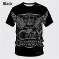 Punk Band Rock Band Ozzy Osbourne Print T Shirt Creative Rapper Fashion Short-sleeved Clothing Top 3D T-Shirt For Men Kid tshirt