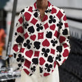 2023 Fashion Shirt Lapel Casual Men's Graffiti Ink Painting Flower Butterfly Outdoor Retro High Quality Material Top Plus Size