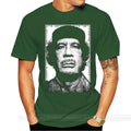 t shirt Gaddafi Libyan Dictator Portrait Men T-shirt cotton tshirt men summer fashion t-shirt euro size