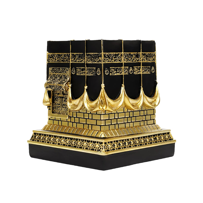 Islamic Kaba Replice Model Home Table Ornament Figurine Art Decor Crafts for Office Fireplace Shelf Party Bedroom Living Room