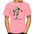 Mens Retro 2 T Shirt Italia Football Mascot Italy Tumblr Soccer Men Clothing Graphic Oversized T Shirt Harajuku 90 Summer Funny