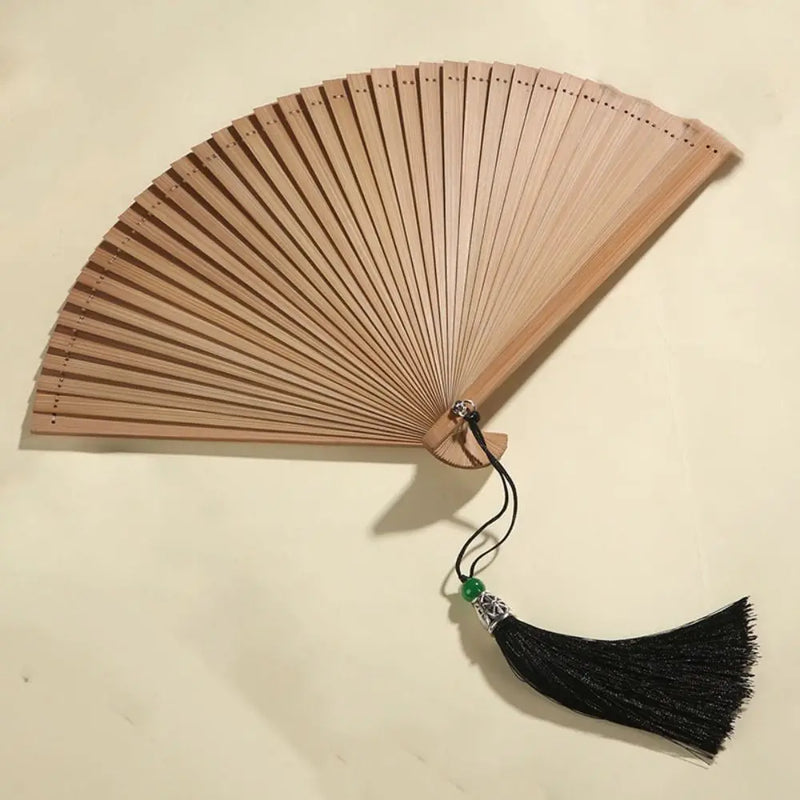 Classical Bamboo Fan Dance Fan Antique Small Dance Props Compact Folding Portable Ornament Kimono Fan Handmade Fans for Women