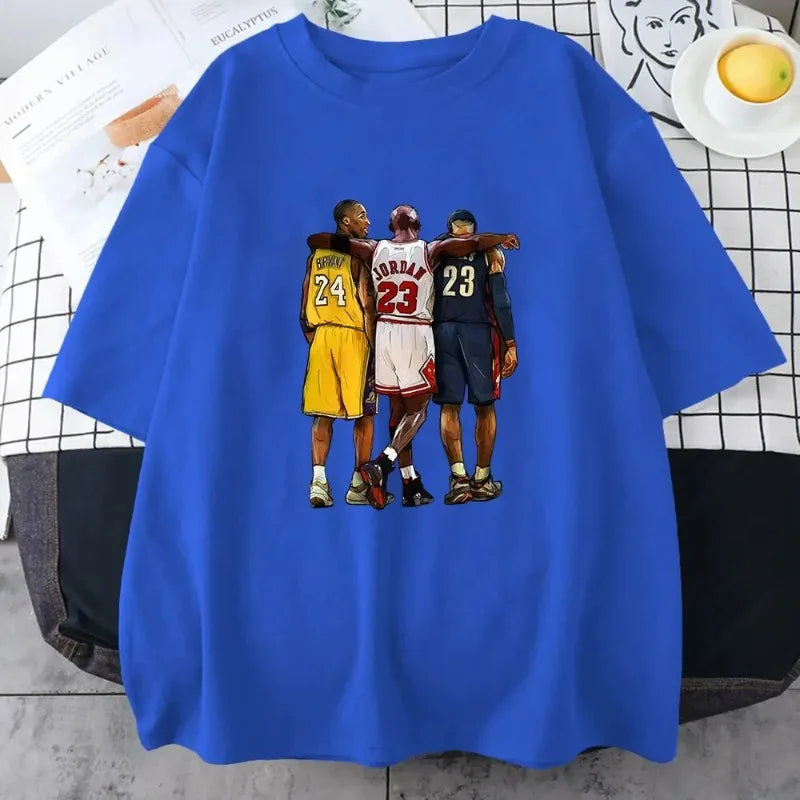 Summer Men Cotton T-Shirt Football Fans Tops Tees Male Casual Clothing Streetwear Fashion Commemorative Short Sleeve T-shirt