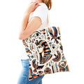 Pharaohs Anubis Women Shopper Bag Murals of Ancient Egyptian Double Print Girl Tote Lady Handbag Shopping Bags