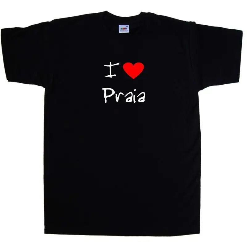 I Love Heart Praia T-Shirt