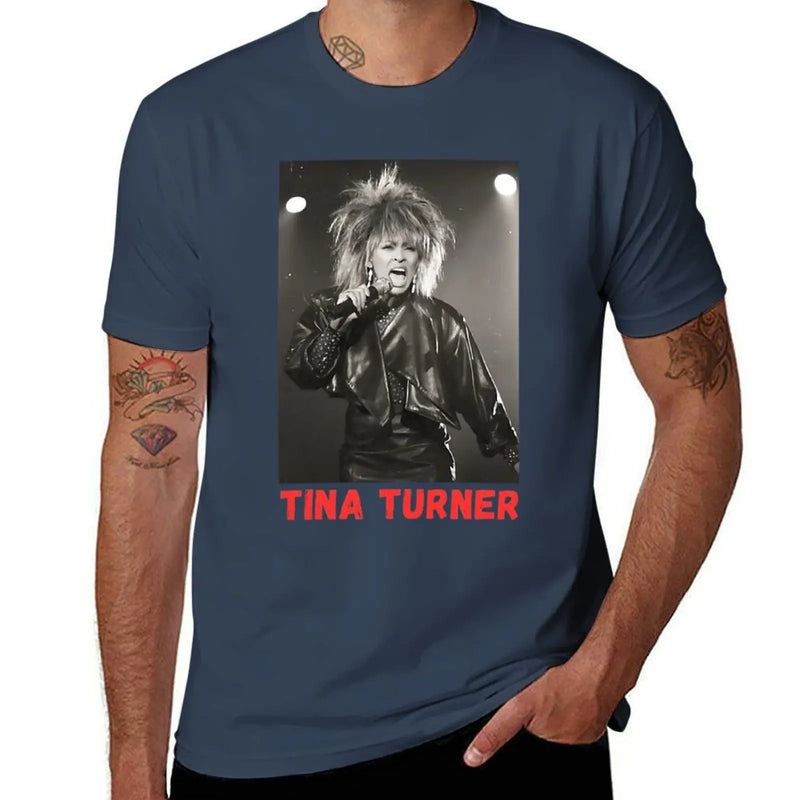 Tina Turner T-Shirt blue archive Clothing Men's t-shirts