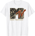 MTV Rock n Roll Music Hard Heavy Metal Skull Guitar Vintage T-Shirt Y2k Clothes Women Clothing Tee Shirt Femme Camisetas 82953