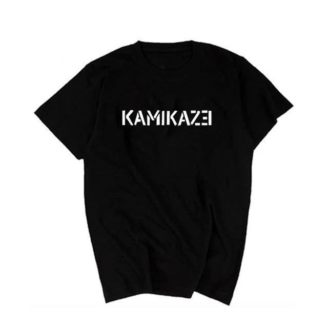Eminem Hip Hop Rap, Eminem Surrounding KAMIKAZE Eminem Cotton Printed Men, Short Sleeve T-Shirt Trendy Brand