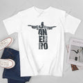 Unisex Men Brazil Jesus Christ Rio De Janeiro Cristo Souvenir Tshirt Tees T Shirts Women Boys 100% Cotton T-Shirt