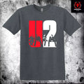 U2 Classic Rock Band Logo Tee  American Men Women Hip-hop Street Rock Short-sleeved Cotton Band Singer Rock Top