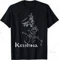 Hindu Shirts Hinduism Diwali Festival Gods Lord Krishna T-Shirt Festival Wear Clothes  Graphic T Shirts  Women Men Clothing