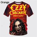 Punk Band Rock Band Ozzy Osbourne Print T Shirt Creative Rapper Fashion Short-sleeved Clothing Top 3D T-Shirt For Men Kid tshirt