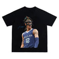 The 2025 New Morant Breathable, Fashionable and Casual High-quality Men's Pure Cotton Round-neck Graphic Printed T-shirt