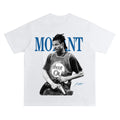 The 2025 New Morant Breathable, Fashionable and Casual High-quality Men's Pure Cotton Round-neck Graphic Printed T-shirt