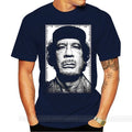 t shirt Gaddafi Libyan Dictator Portrait Men T-shirt cotton tshirt men summer fashion t-shirt euro size