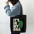 Brazil Map Brazilian Flag Heartbeat Guitar Love Heart Country Watercolor Gift Shoulder Canvas Tote Bag Harajuku Fashion Handbag