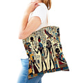 Pharaohs Anubis Women Shopper Bag Murals of Ancient Egyptian Double Print Girl Tote Lady Handbag Shopping Bags