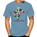 Mens Retro 2 T Shirt Italia Football Mascot Italy Tumblr Soccer Men Clothing Graphic Oversized T Shirt Harajuku 90 Summer Funny