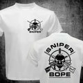 Brazil Military Unit BOPE Special Forces Sniper Men T-shirt Casual Streetwear 100% Cotton Loose Tops Breathable Tee Pro Choice