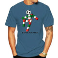 Mens Retro 2 T Shirt Italia Football Mascot Italy Tumblr Soccer Men Clothing Graphic Oversized T Shirt Harajuku 90 Summer Funny