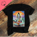 Om Namah Shivaya Hinduism Supreme Lord Shyva Man Printed T Shirt Religious Hindu God Shiva Yoga Meditation Cotton T Shirt Gift