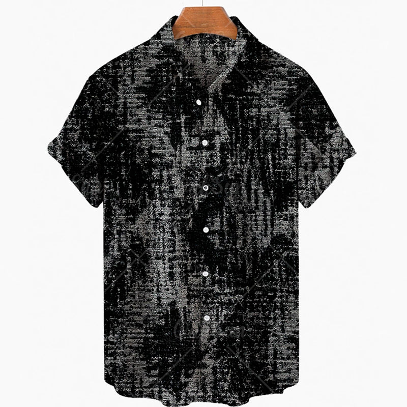 2024 Men's Leopard 3D Shirts Summer Hawaii Beach Shirt Men's Short Sleeve Retro Fashion Clothing Personalized Design Men's Tops