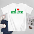 Unisex Men I Love Rio De Janeiro Tshirt Tees T Shirts Women Boys 100% Cotton T-Shirt